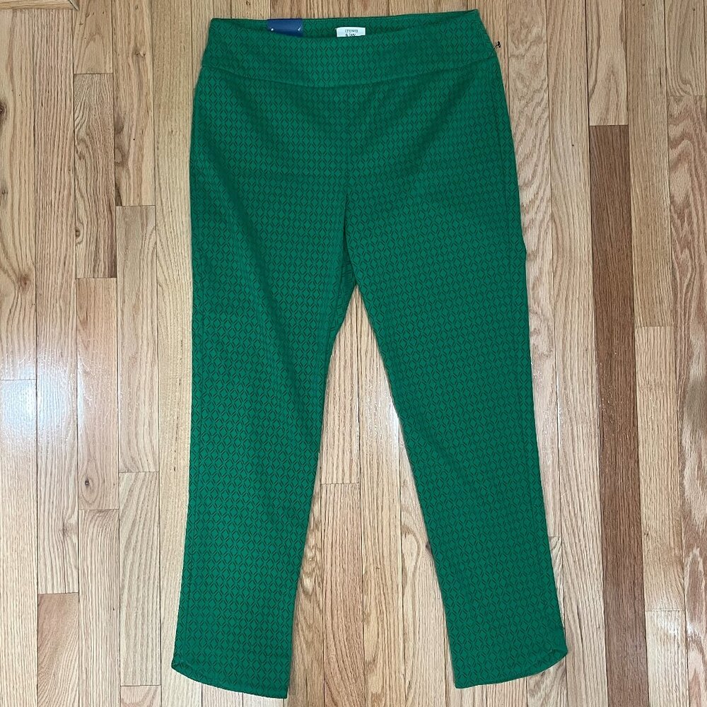 Crown & Ivy Felt Green Slacks